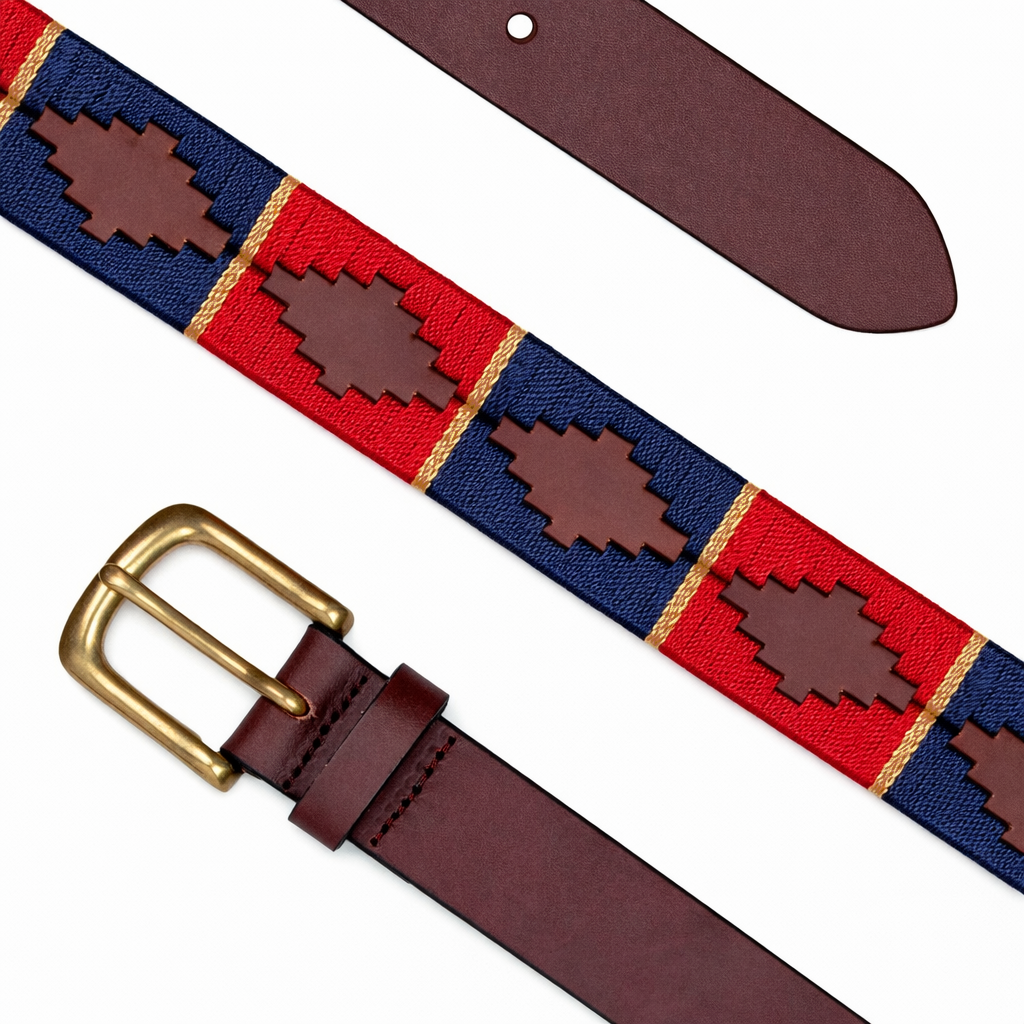 Unisex Leather Polo Belt