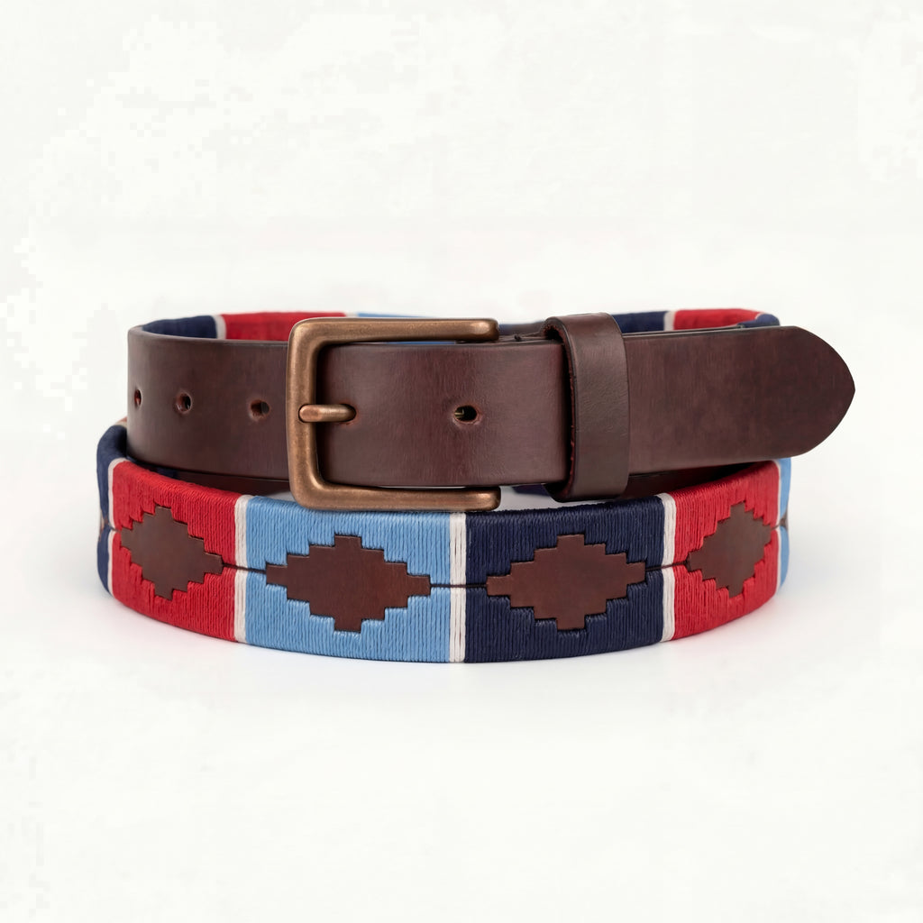 Unisex Leather Polo Belt